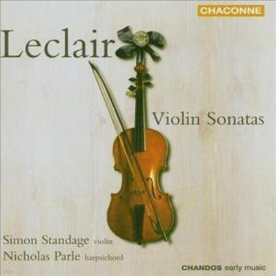 르클레르 : 바이올린 소나타집 (Leclair : Violin Sonatas)(CD) - Simon Standage
