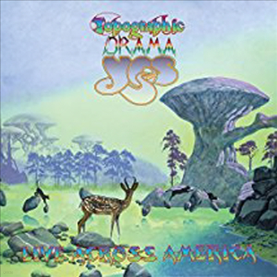 Yes — Topographic Drama - Live Across America 앨범 커버
