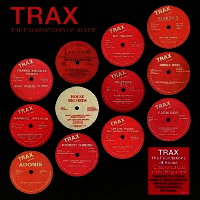 Various Artists — Trax: The Foundation Of House 앨범 커버