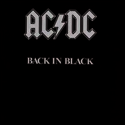 AC/DC — Back in Black (Remastered) 앨범 커버