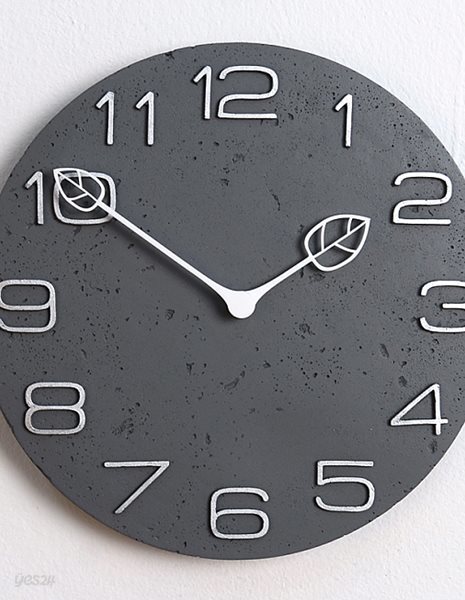 노르딕 스타일 카이 저소음 벽시계 (블랙) 시계 추카