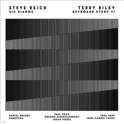 Gregor Schwellenbach — 라이히: 여섯 대의 피아노, 라일리: 건반 연습곡 1번 (Reich: Six Pianos, Riley: Keyboard Study #1) - Gregor Schwellenbach 앨범 커버
