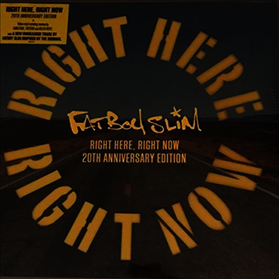 Fatboy Slim — Right Here Right Now: Remixes (20th Anniversary Edition) (RSD 2019) 앨범 커버