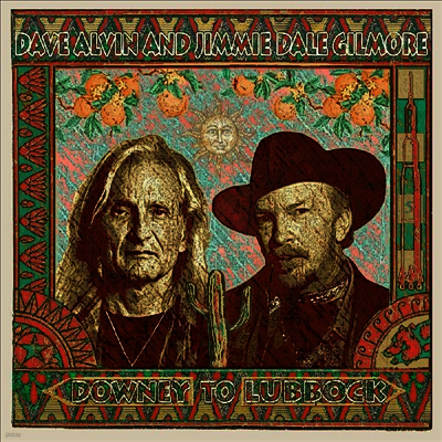 Dave Alvin,Jimmie Dale Gilmore — Downey To Lubbock (Gatefold Cover)(MP3 Download) 앨범 커버