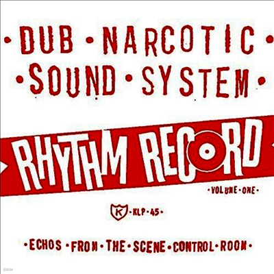 Dub Narcotic Sound System — Rhythm Record 1 - One Echoes From Scene Control 앨범 커버