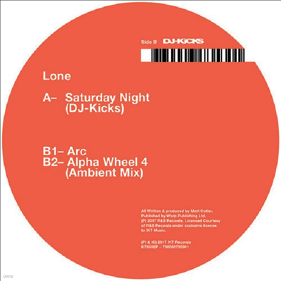 Lone — Saturday Night (12Inch Single) 앨범 커버