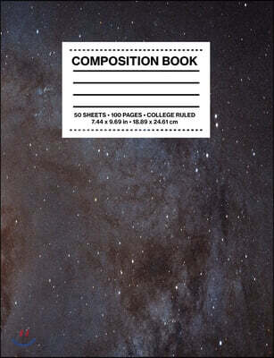 Composition Book College Ruled: NASA ESA Hubble Andromeda Galaxy M31 Astronomy Notebook Journal Logbook