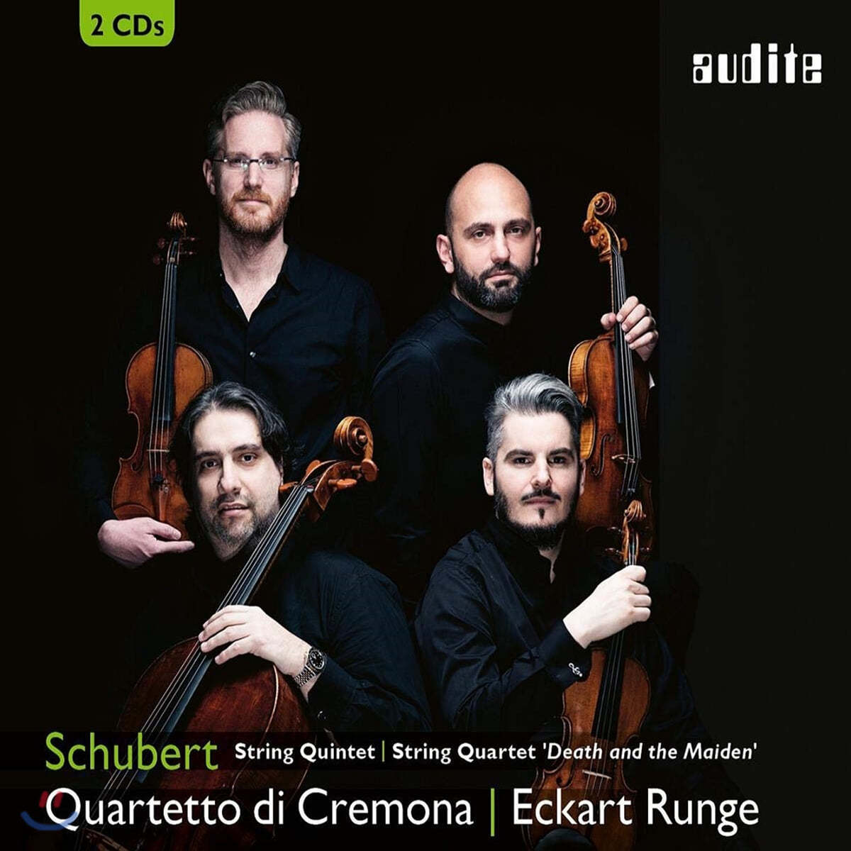 Quartetto di Cremona 슈베르트: 현악 오중주, 사중주 &#39;죽음과 소녀&#39; (Schubert: String Quintet, Quartet &#39;Death And Maiden&#39;)