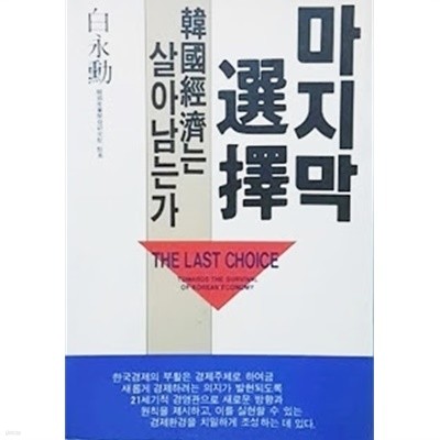 마지막 선택 - 한국경제는 살아남는가