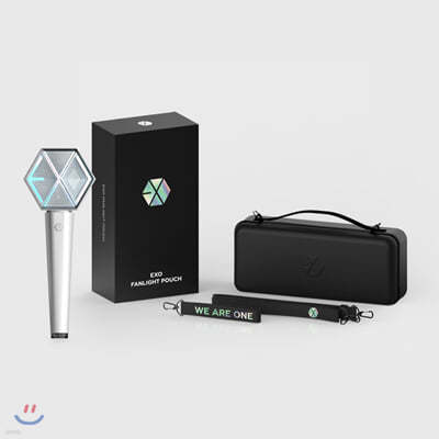 EXO 엑소 공식응원봉 [VER 3.0] + 응원봉 파우치 SET