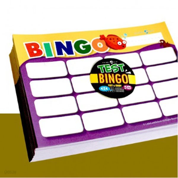 영어학습교구 Test Bingo 4x4_Fish