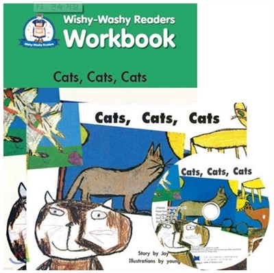 JY Wishy-Washy Readers : Cats, Cats, Cats Set