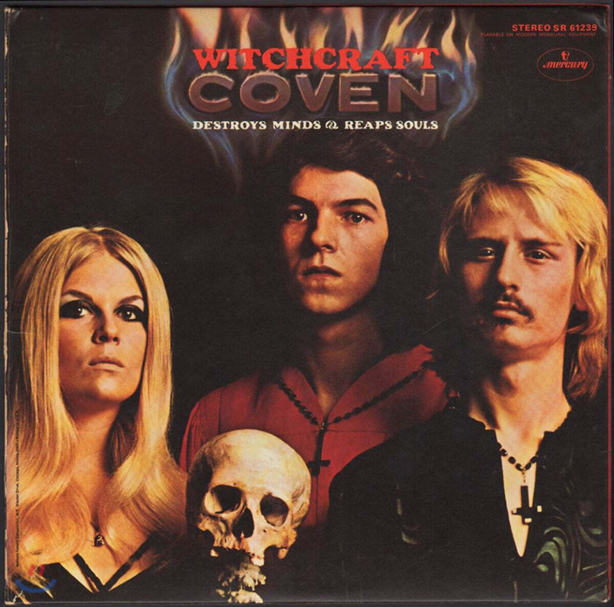 Coven (코벤) - 1집 Witchcraft Destroys Minds and Reaps Souls [레드 & 옐로우 마블 컬러 LP]
