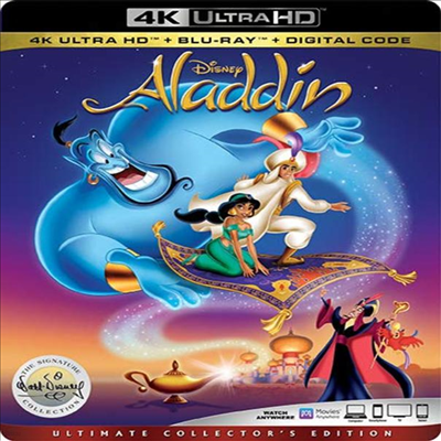 Aladdin (˶) (1992) (ѱ۹ڸ)(4K Ultra HD + Blu-ray + Digital Code)