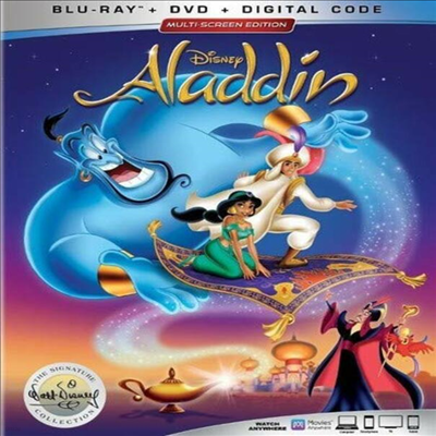 Aladdin (˶) (1992) (ѱ۹ڸ)(Blu-ray + DVD + Digital Code)