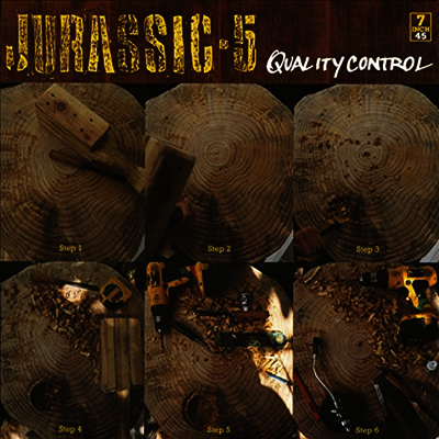 Jurassic 5 — Quality Control Jarass Finish First (7" Single) 앨범 커버