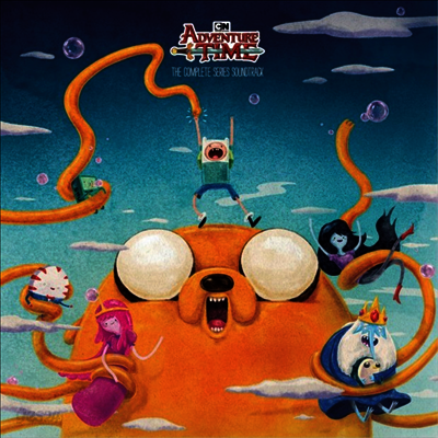 O.S.T. - Adventure Time - The Complete Series (어드벤처 타임)(O.S.T.)(Colored 4LP+CD+Cassette Box Set)