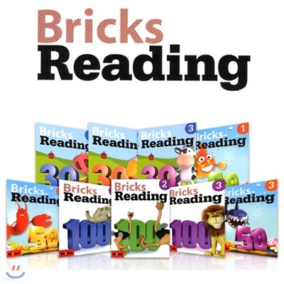 Bricks Reading 30, 50, 100 세트 (Paperback(9)+Workbook(9)+e-book CD(9))