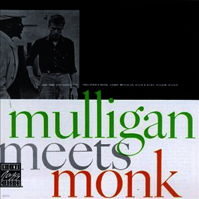 Gerry Mulligan — Mulligan Meets Monk 앨범 커버
