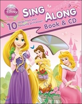 Disney Princess Sing Along Book with CD