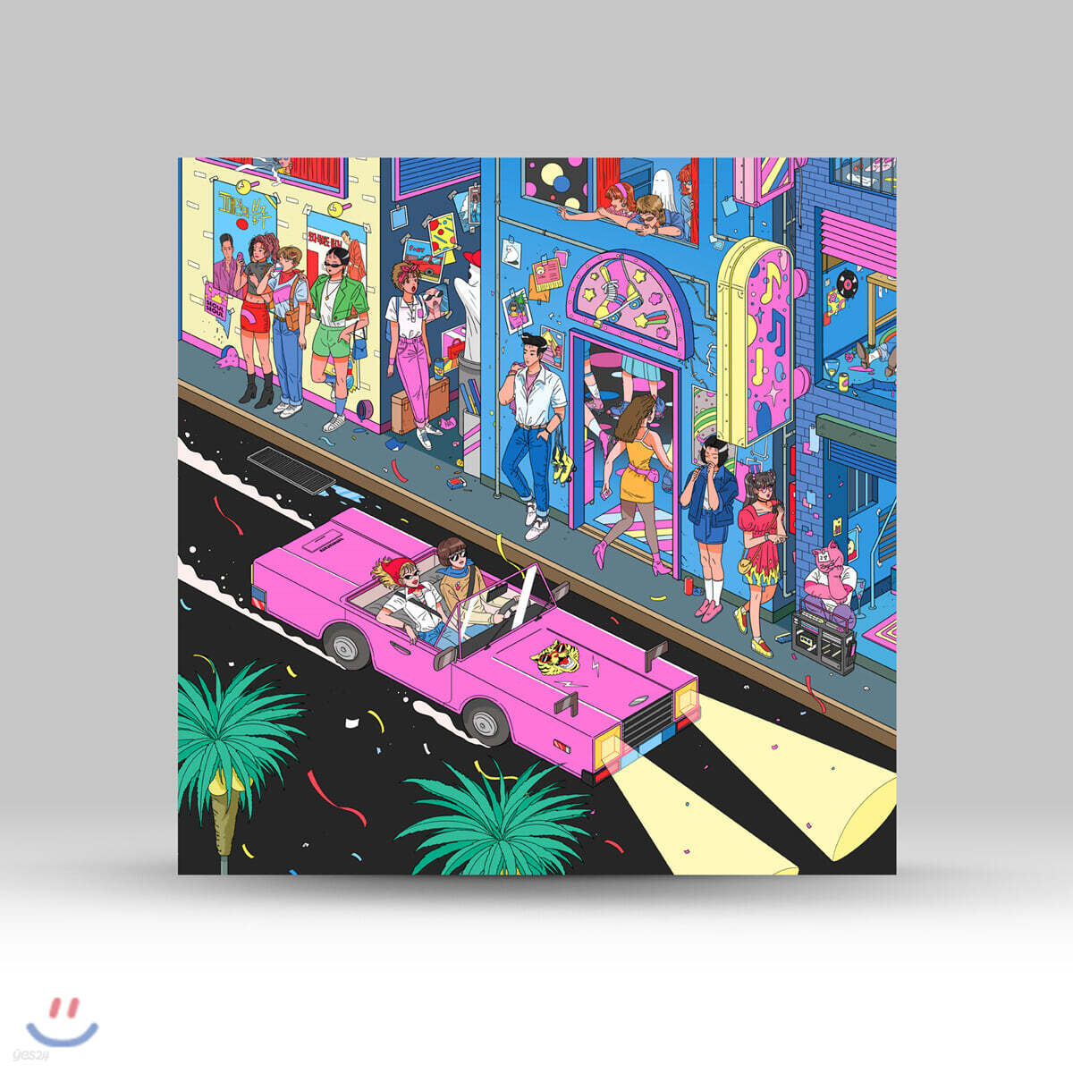 동아기획 쿨사운드 모음집 (Our Town: Jazz Fusion, Funky Pop & Bossa Gayo Tracks from Dong-A Records) [네온핑크 컬러 LP]
