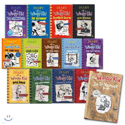 Diary of a Wimpy Kid Set : Book 1-13 & DIY Book ()
