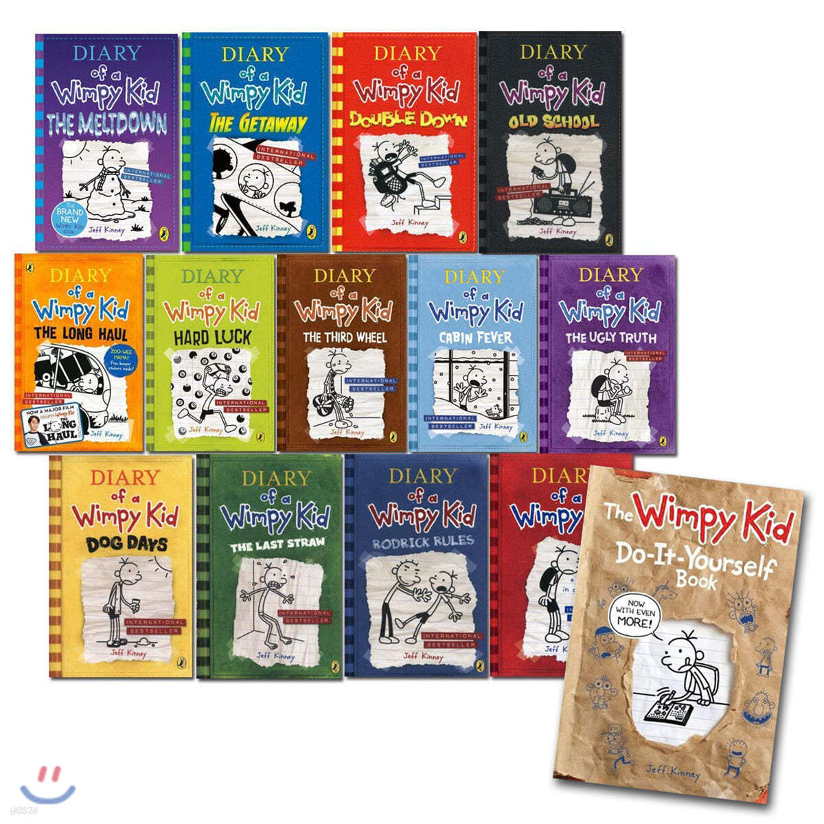 Diary of a Wimpy Kid Set : Book 1-13 & DIY Book (영국판)