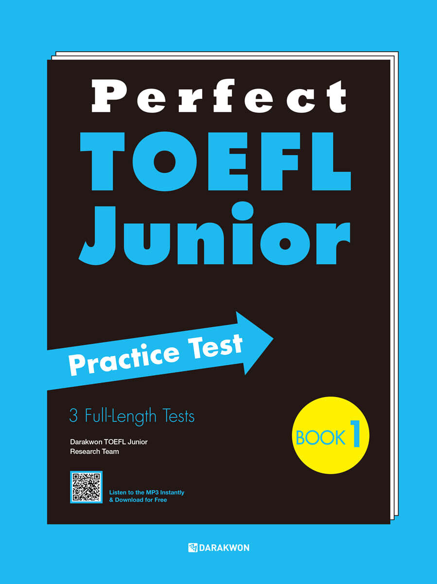 다락원  Perfect TOEFL Junior Practice Test Book. 1