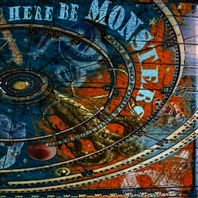 Jon Langford & Skull Orchard — Here Be Monsters 앨범 커버