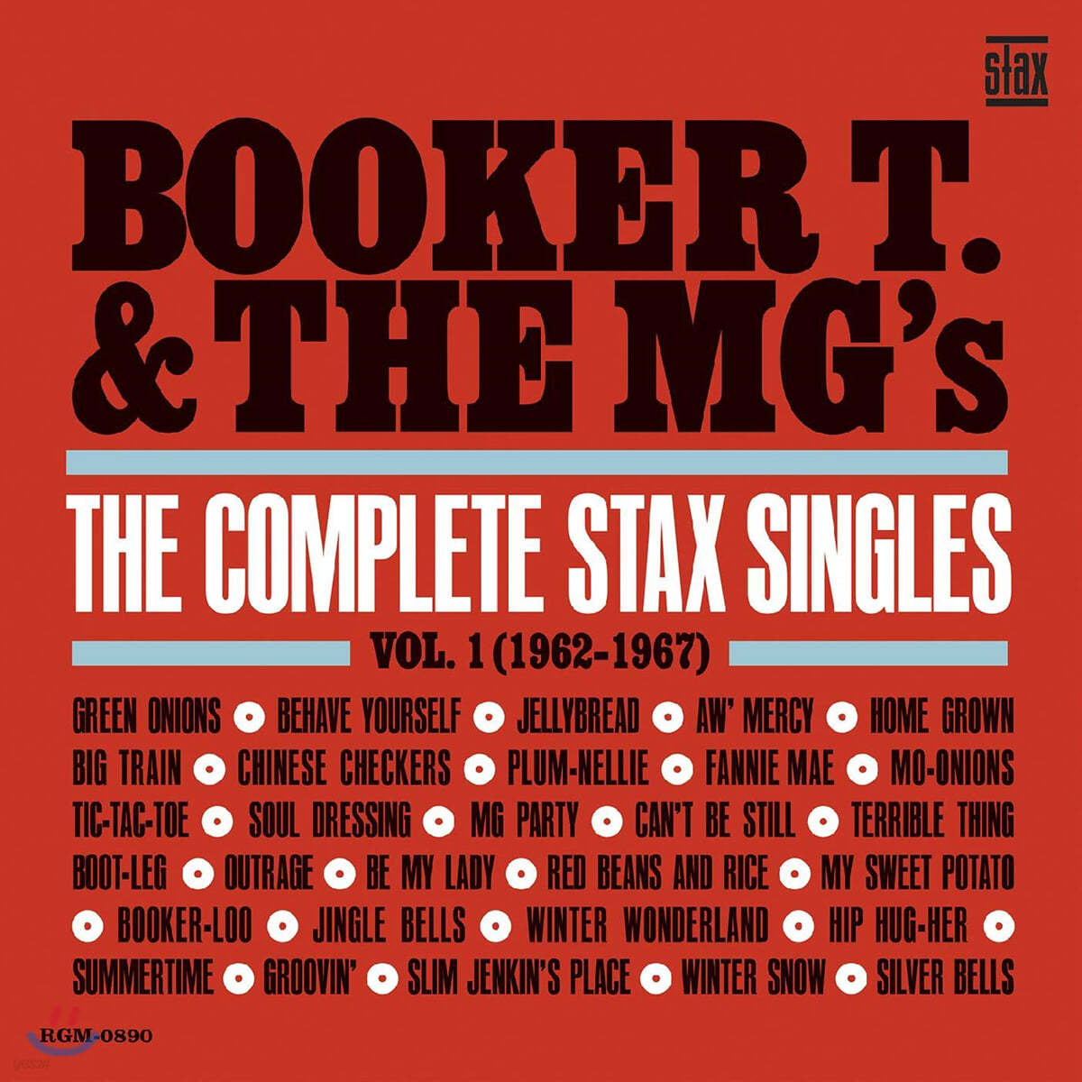 Booker T. & The MG's (부커티 앤 더 엠지스) - The Complete Stax Singles Vol. 1 (1962-1967) [블루 컬러 2LP]