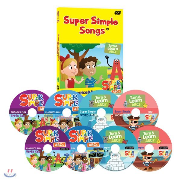슈퍼심플송 SUPER SIMPLE SONG ABC Phonics &amp; WORD 8종세트(영어대본 온라인제공)유아영어 초등영어