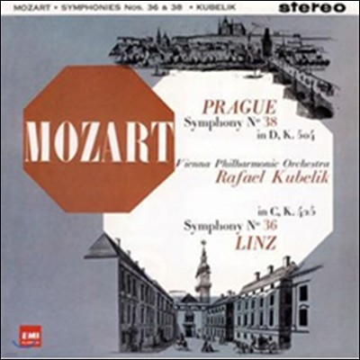 Rafael Kubelik Ʈ:  36 38 (Mozart : Symphonies No. 36 & 38) Ŀ 