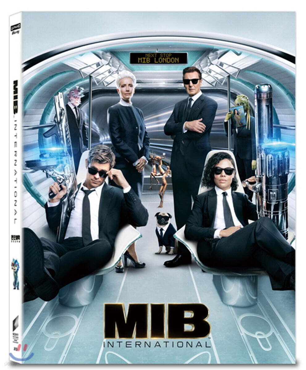 맨 인 블랙 : 인터내셔널 (3Disc 4K UHD+ 2D 렌티큘러 오링케이스 스틸북 한정판) : 블루레이