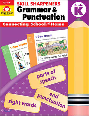 Skill Sharpeners: Grammar & Punctuation, Kindergarten Workbook