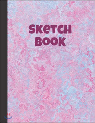 Sketchbook: Composite Notebook for Your Ideas, Drawing, Writing, Painting and Sketching, 110 Pages, (Large 8.5x11) (Pink Edition)