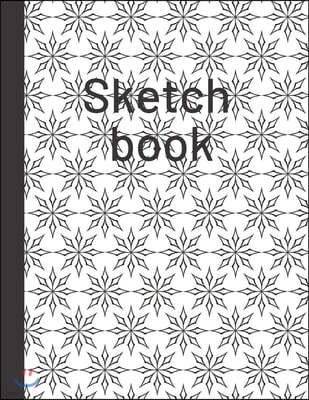 Sketchbook: Composite Notebook for Your Ideas, Drawing, Writing, Painting and Sketching, 110 Pages, (Large 8.5x11) (Stars Edition)