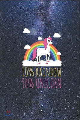 10' Rainbow 9' Unicorn - Epic Magical Rainbow Journal