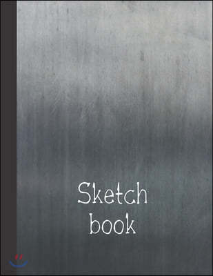 Sketchbook: Composite Notebook for Your Ideas, Drawing, Writing, Painting and Sketching, 110 Pages, (Large 8.5x11) (Fabric Edition