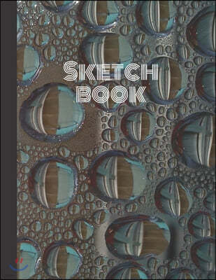 Sketchbook: Composite Notebook for Your Ideas, Drawing, Writing, Painting and Sketching, 110 Pages, (Large 8.5x11) (Water Edition)