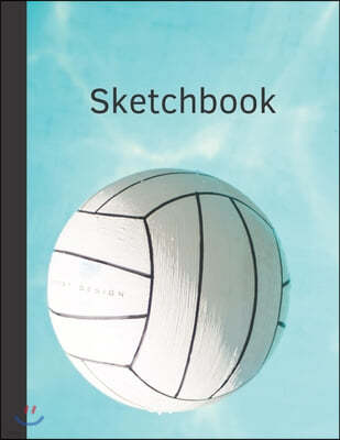 Sketchbook: Composite Notebook for Your Ideas, Drawing, Writing, Painting and Sketching, 110 Pages, (Large 8.5x11) (Water Edition)