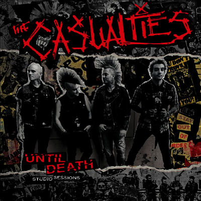 Casualties — Until Death - Studio Sessions 앨범 커버