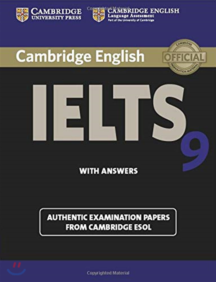 Cambridge IELTS 9 : Student's Book with Answers
