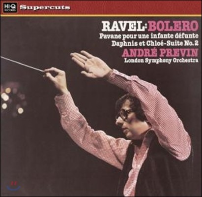 Andre Previn, London Symphony Orchestra — Andre Previn 라벨 : 볼레로 (Ravel : Borelo, Daphnis et Chloe - Sutie No.2) 앙드레 프레빈 앨범 커버