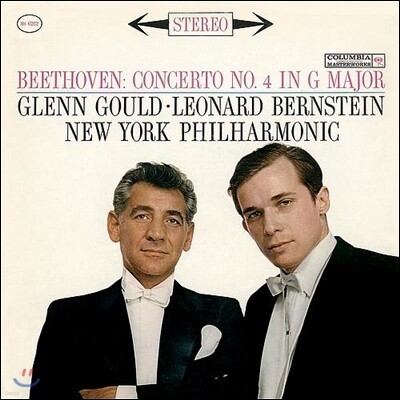 Glenn Gould, Leonard Bernstein, New York Philharmonic — Glenn Gould 베토벤: 피아노 협주곡 4번 - 글렌 굴드, 번스타인 (Beethoven: Piano Concerto No.4) 앨범 커버