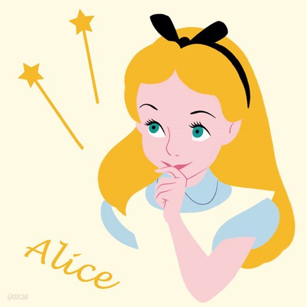 일러스트 앨리스 25x25 이상한 나라의 앨리스 페인팅 숫자 그림그리기