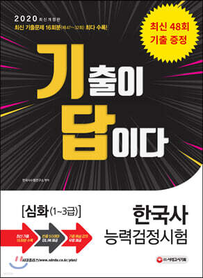 2020 한국사능력검정시험 기출이 답이다 심화(1~3급)
