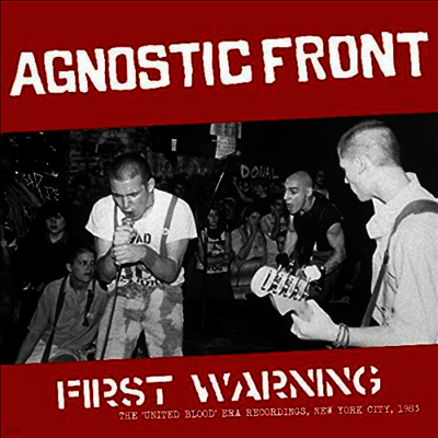 Agnostic Front — First Warning 앨범 커버