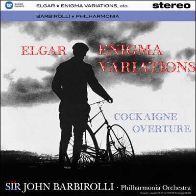 John Barbirolli — John Barbirolli 엘가: 수수께끼 변주곡, 코케인 서곡 (Elgar: Enigma Variations, Cockaigne Overture) 앨범 커버