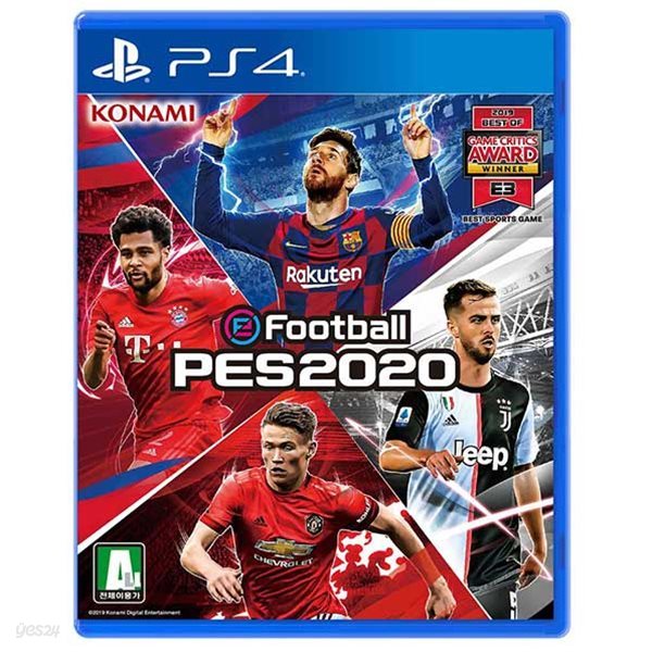 PS4 위닝일레븐 2020 / PES2020 한글 염가판