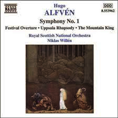 [Naxos]알벤 : 교향곡 1번, 산의 왕 조곡, 스웨덴 랩소디 2번 (Alfven : Symphony No.1 Op.7, The Mountain King Suite, Swedish Rhapsody No. 2)(CD) - Niklas Willen